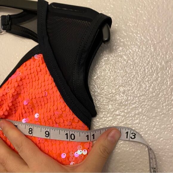 Weissman dance costume coral Orange sequin fringe flapper Replay 12269- SC 6 - Picture 4 of 9